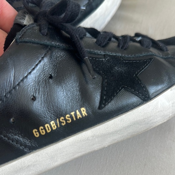 Golden Goose Black and White Sneakers - Picture 4 of 9